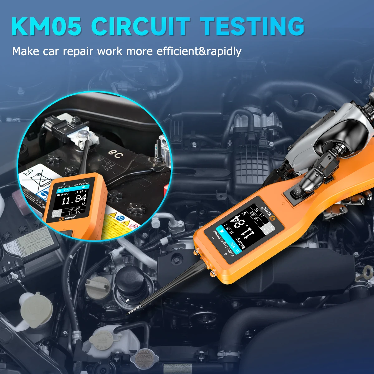 Power Tools Inspection - Kit de sonda de circuito automotivo,