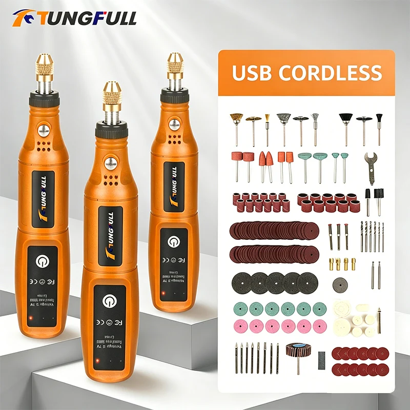 Power Tools Universal Battery - Mini Moedor Elétrico TUNGFULL, Furadeira Elétrica
