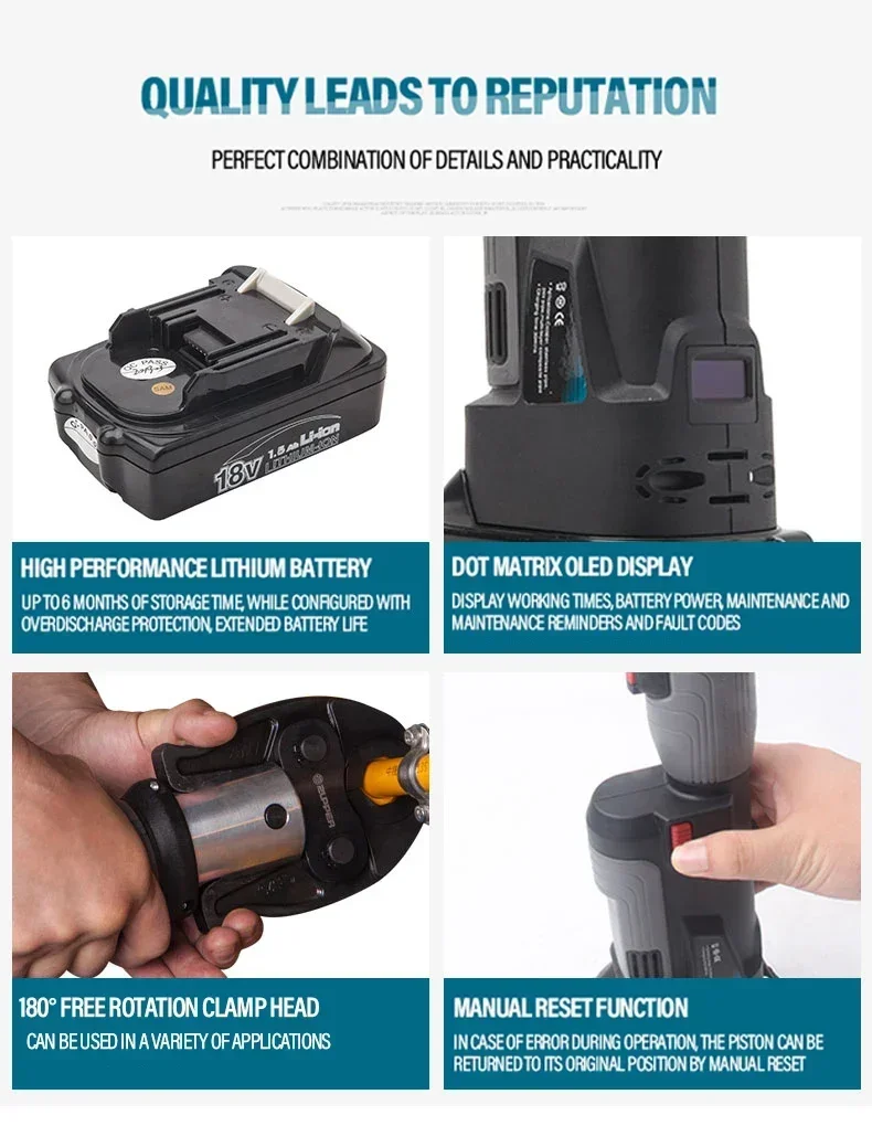 Power Tools Plumbing - 2026/Amostra Disponível Zupper PZ-1930 Prensa Hidráulica