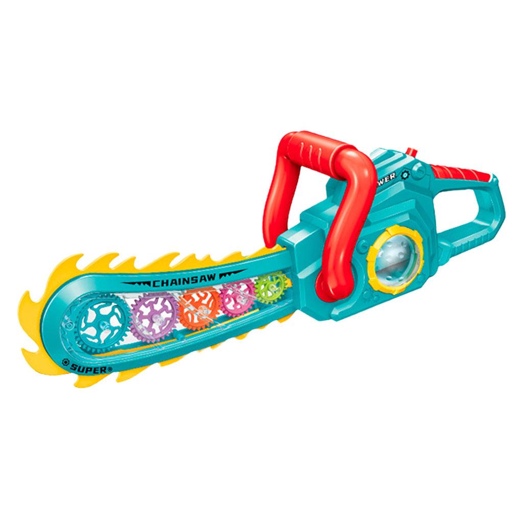 Power Tools Skills - Motosserra de Brinquedo com Luz e