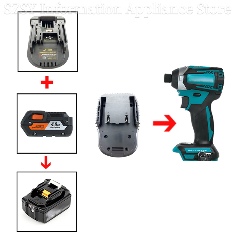 Adaptador Conversor de Bateria - Power Tools Battery Adapter avaliação e preço