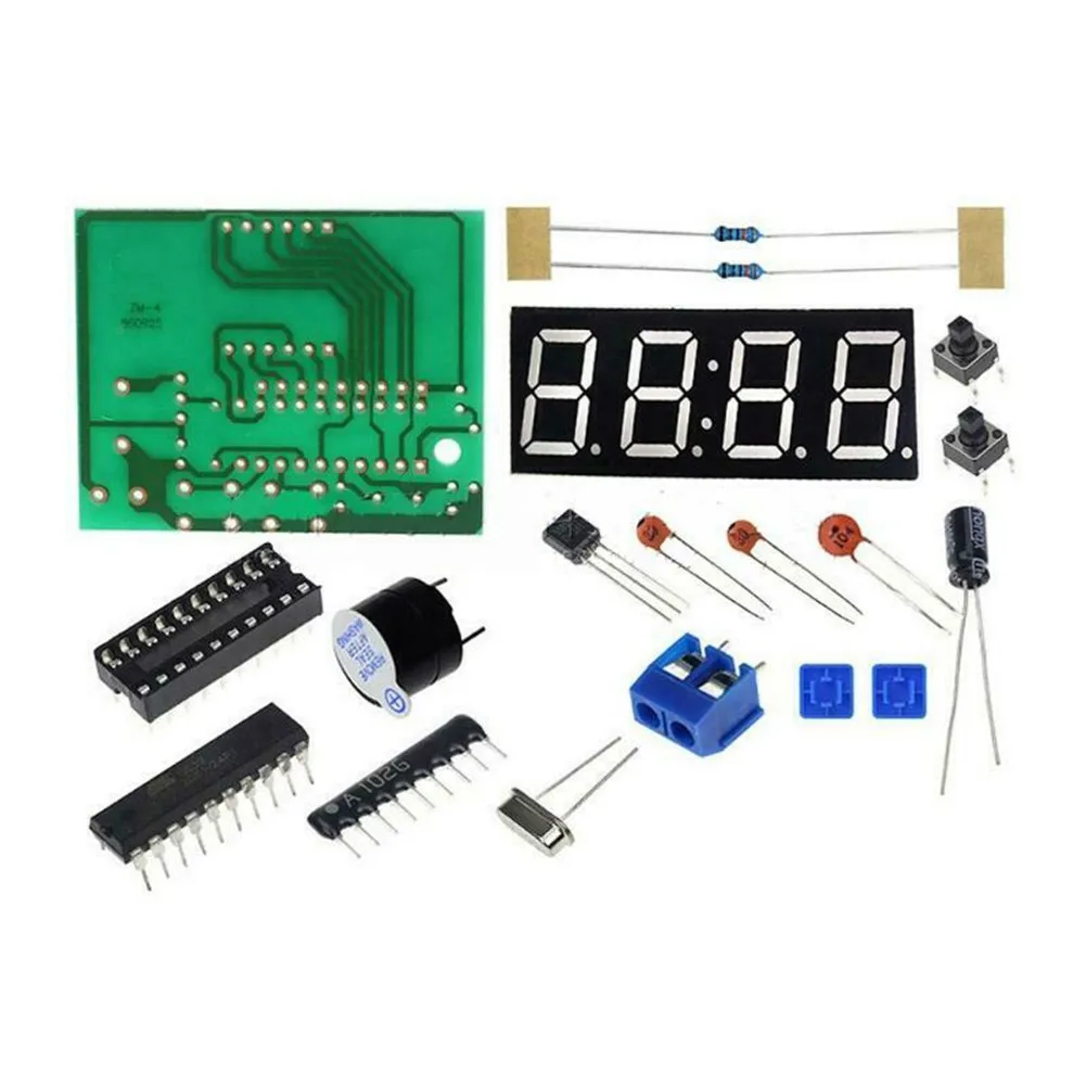 Relógio digital de 4 bits, kit - Power Tools Skills avaliação e preço