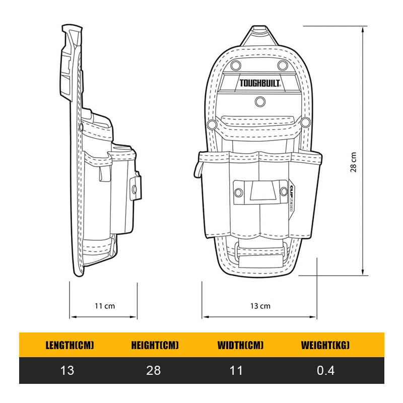 TOUGHBUILT TB-CT-36-L6 Técnico - Power Tools Technician avaliação e preço