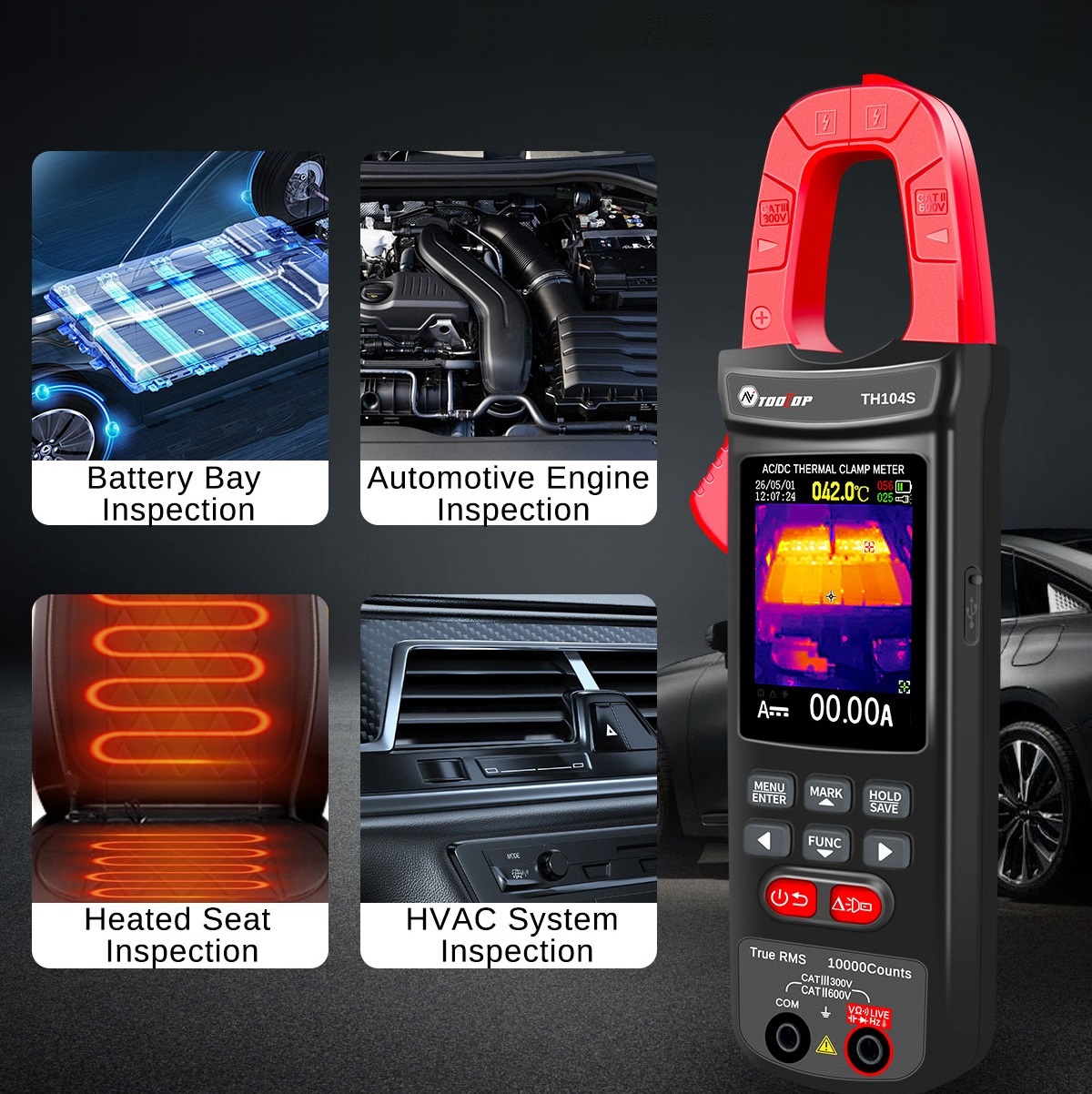 Multímetro Térmico TH104S com  - Power Tools Inspection avaliação e preço