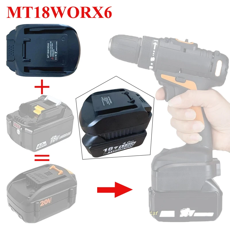 Adaptador conversor de bateria - Power Tools Battery Adapter avaliação e preço