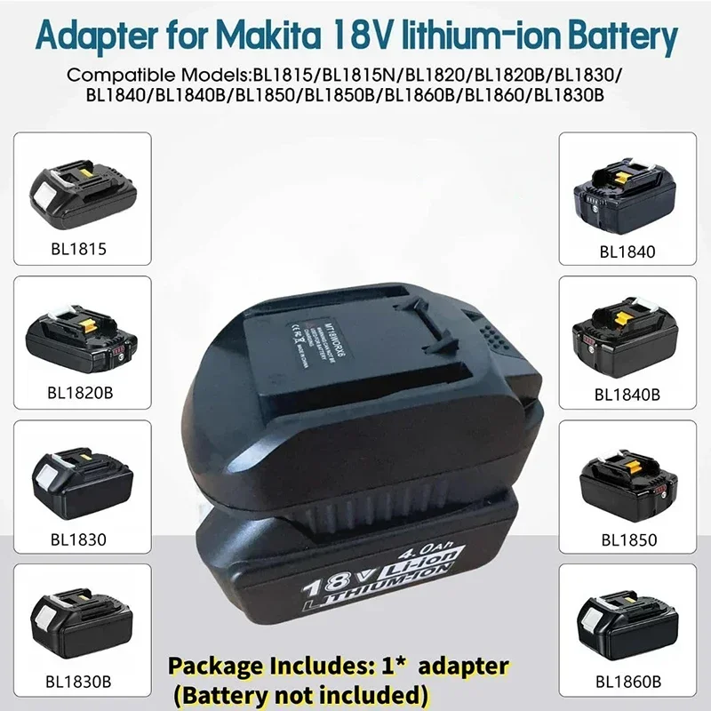 Adaptador conversor de bateria - Power Tools Battery Adapter avaliação e preço
