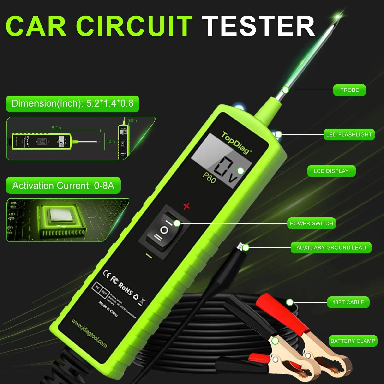 Testador de Circuito Automotiv - Power Tools In Automotive avaliação e preço