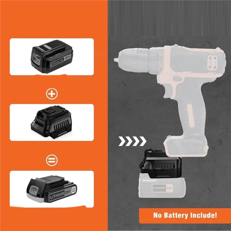 Adaptador de bateria AS95-BD40 - Power Tools Battery Adapter avaliação e preço